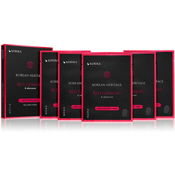 KORIKA - Korean Heritage Mask Set - Sada plátýnkových masek proti stárnutí - 25.0g - Feel You
