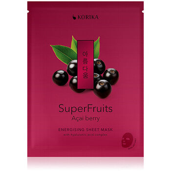 KORIKA - Superfruits Acai Berry Energising Sheet Mask - 25.0g - Feel You