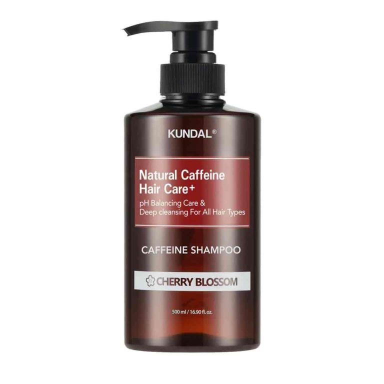 KUNDAL – Caffeine Shampoo, Cherry Blossom, 500ml - Feel You