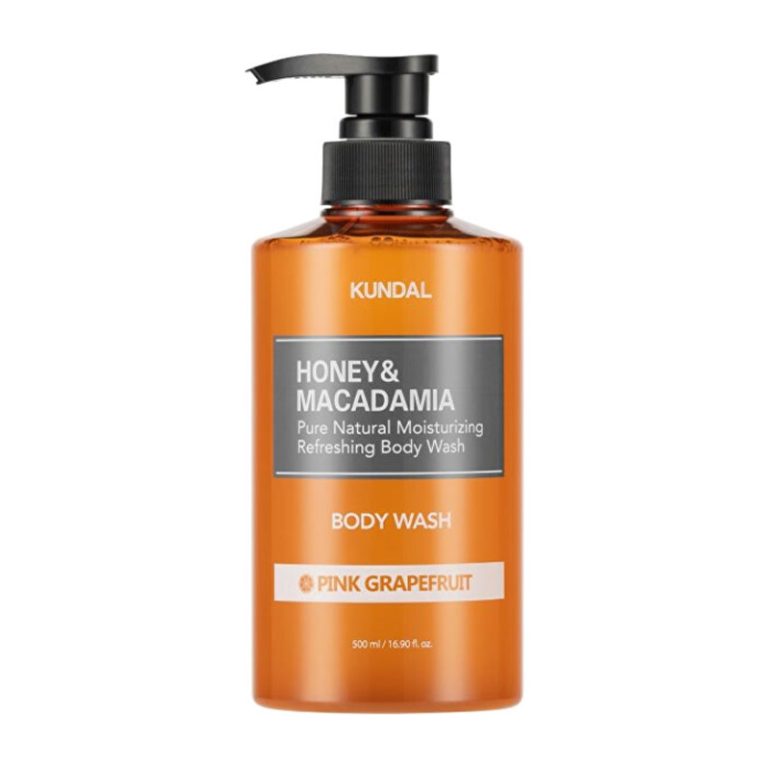 KUNDAL – Honey & Macadamia Pure Body Wash, Pink Grapefruit, 500ml - Feel You
