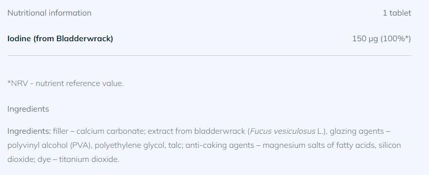 Kelp 60 Tabs OLIMP - Feel You