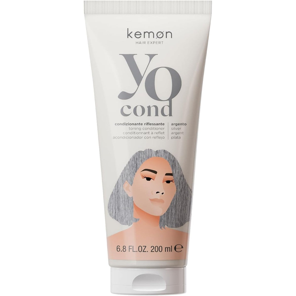 Kemon, Yo Argento Coloring, Hair Colour Conditioner, 200 ml - Feel You