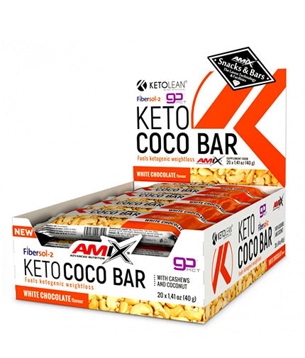 KetoLean® Keto goBHB® Coco Bar 20 x 40g - Feel You
