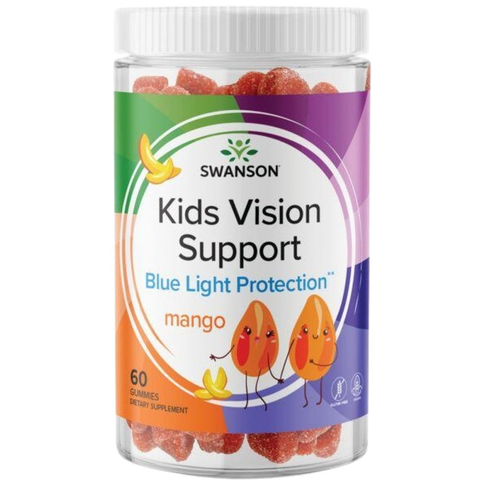 Kids Vision Support | Mango - 60 Дъвчащи таблетки - Feel You