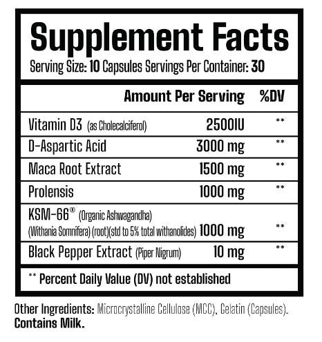 King Test | Extreme Booster - 300 капсули - Feel You