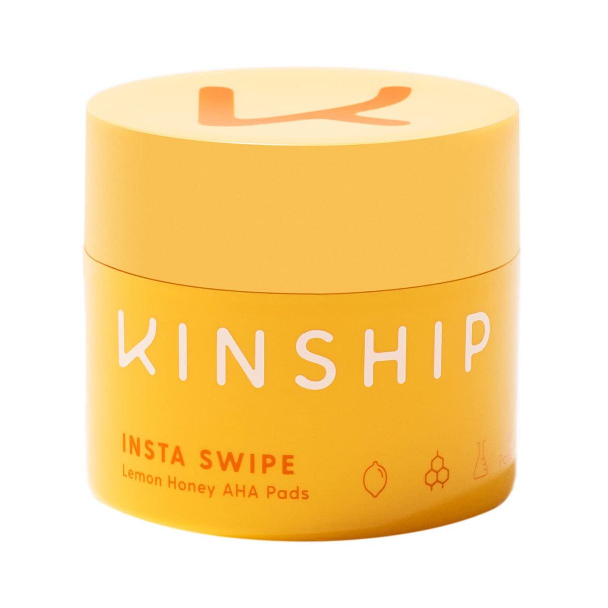 Kinship, Insta Swipe AHA Lemon Honey Pads, Exfoliating, Peel-Off Pads, 45 pcs - Feel You