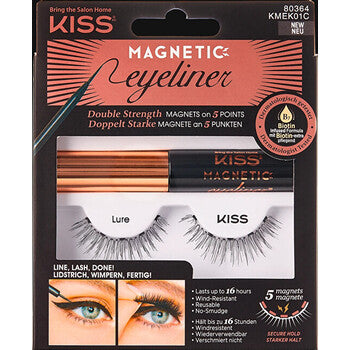 Kiss My Face - Magnetic Eyeliner & Lash Kit - Magnetic false eyelashes with eyeliner - Feel You