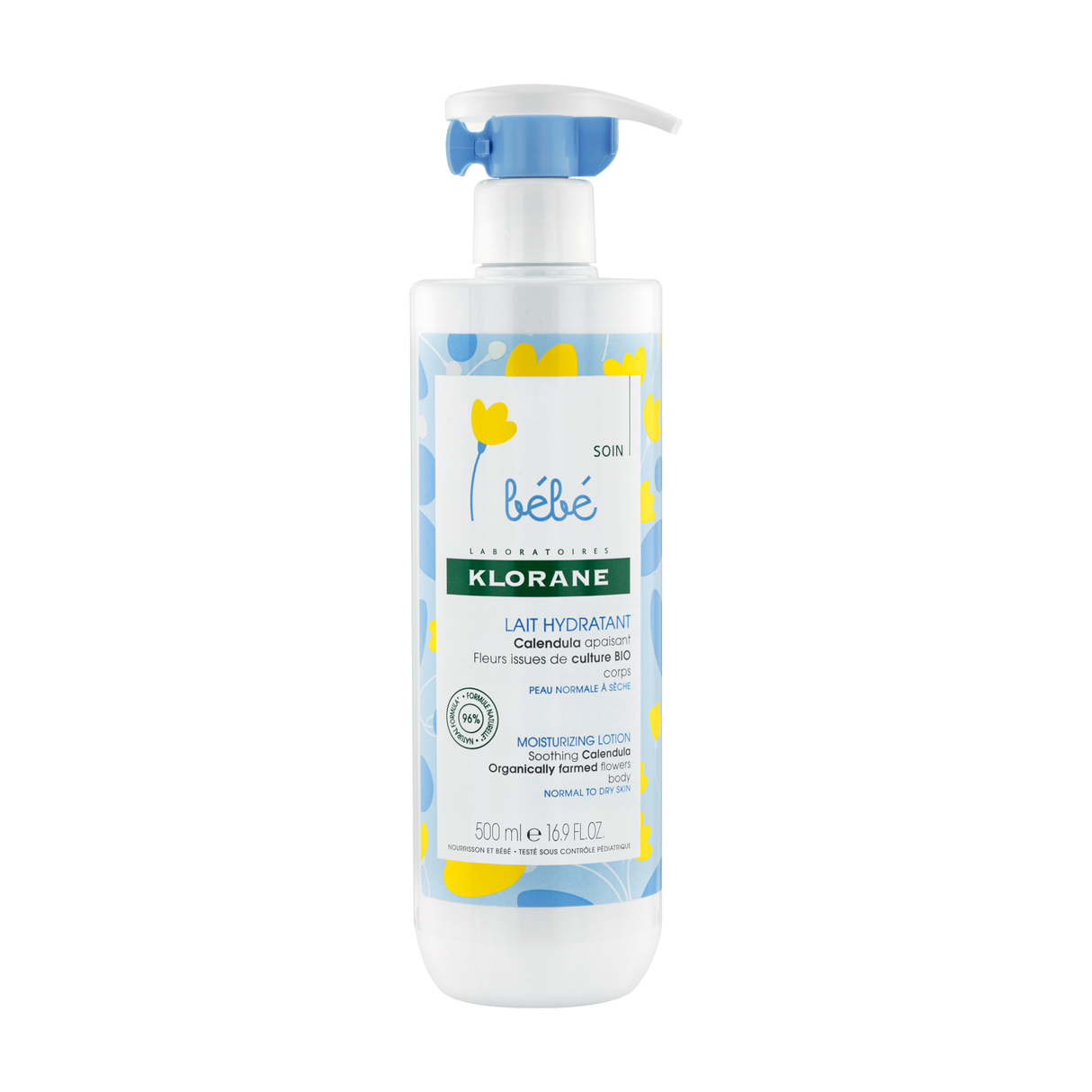 Klorane - Moisturizing Lotion - Baby moisturizing milk with marigold - 500ml - Feel You