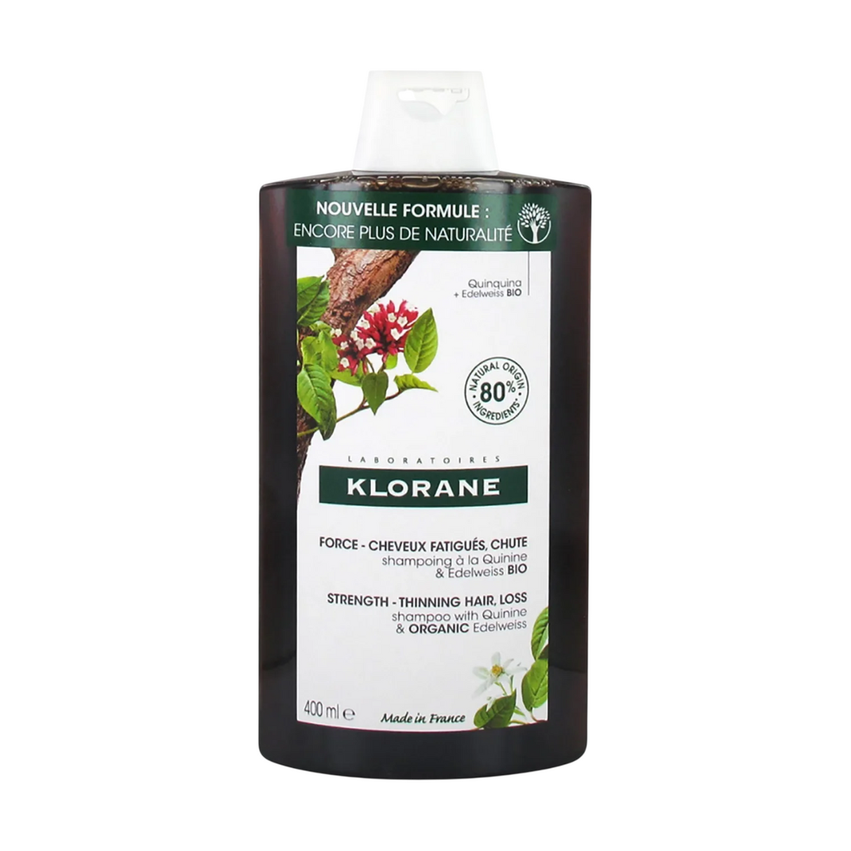 Klorane - Strengtehing & Revitalizing Shampoo With Quinine - Anti-Hair Loss Shampoo with Quinine and Vitamin B - 0ml - Feel You