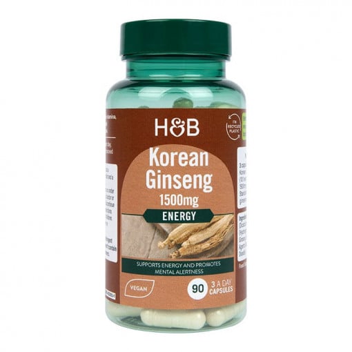 Корейски женшен (Korean Ginseng) 500мг 90 капсули, H&B - Feel You