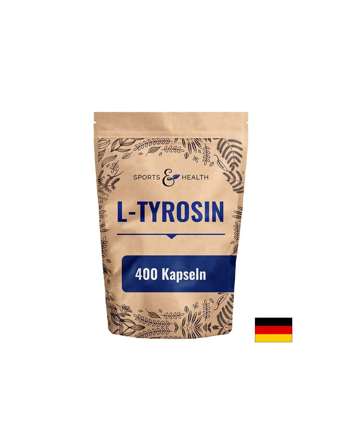 L-Тирозин – Добра концентрация, памет и здрава щитовидна жлеза, 500 mg, 400 капсули - Feel You