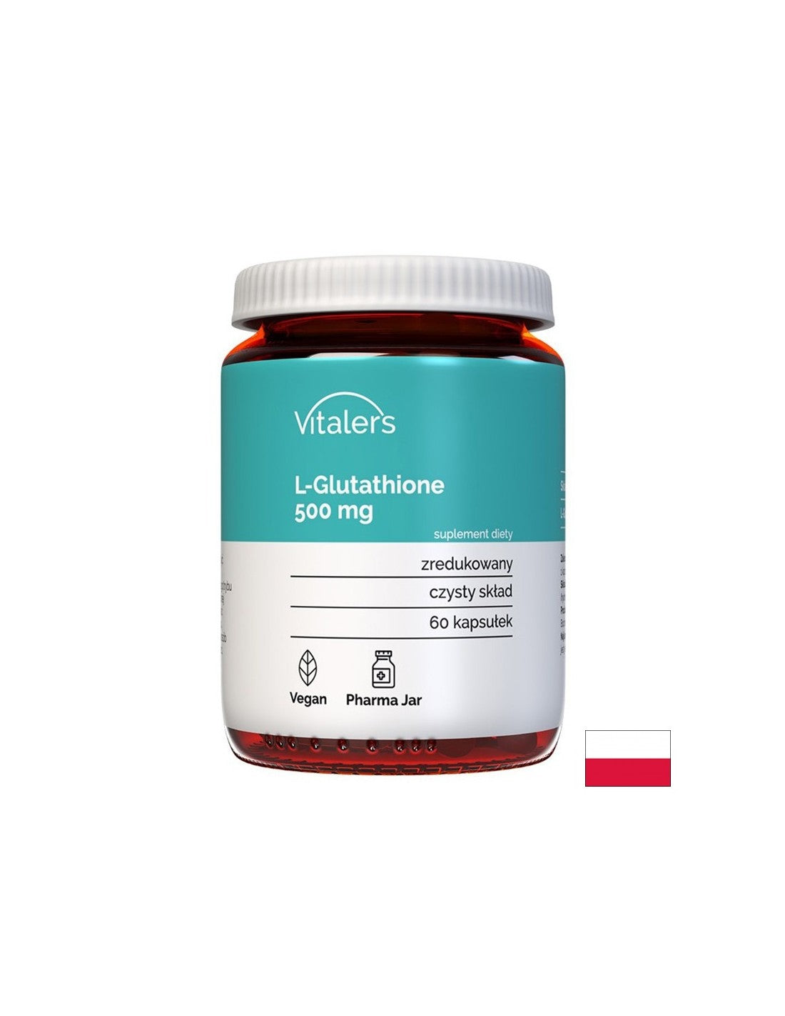 Антиоксидант за здрав черен дроб - L-Глутатион, 500 mg х 60 капсули - Feel You