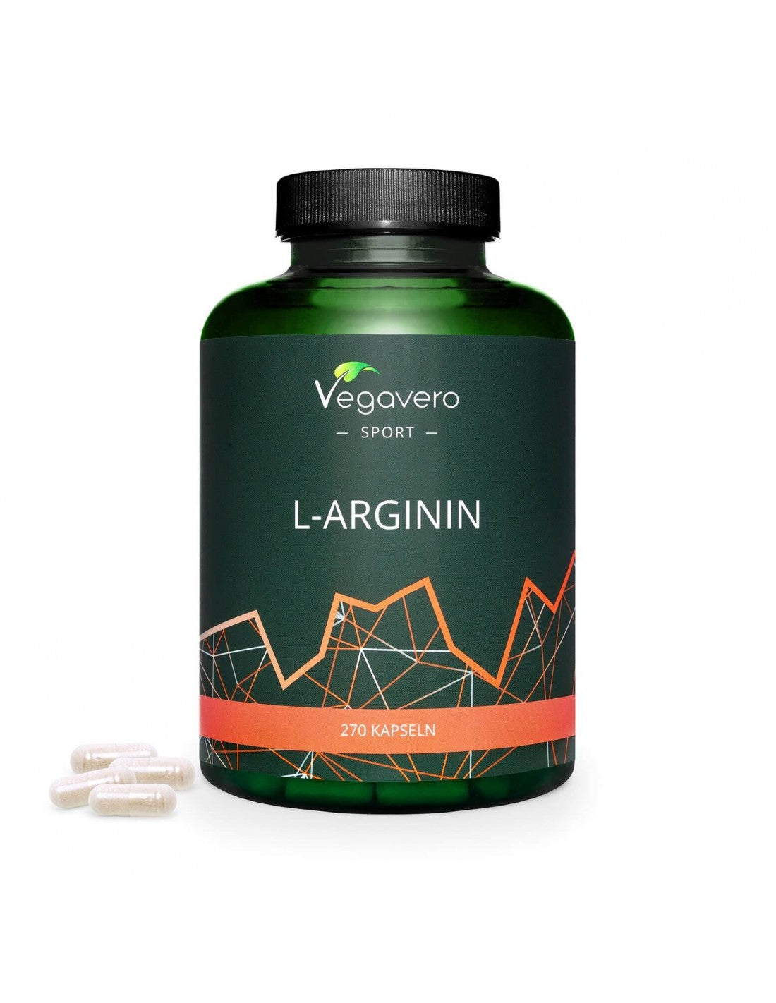 L-Arginin/ Л-Аргинин, 270 капсули, 100% Vegan Vegavero - Feel You