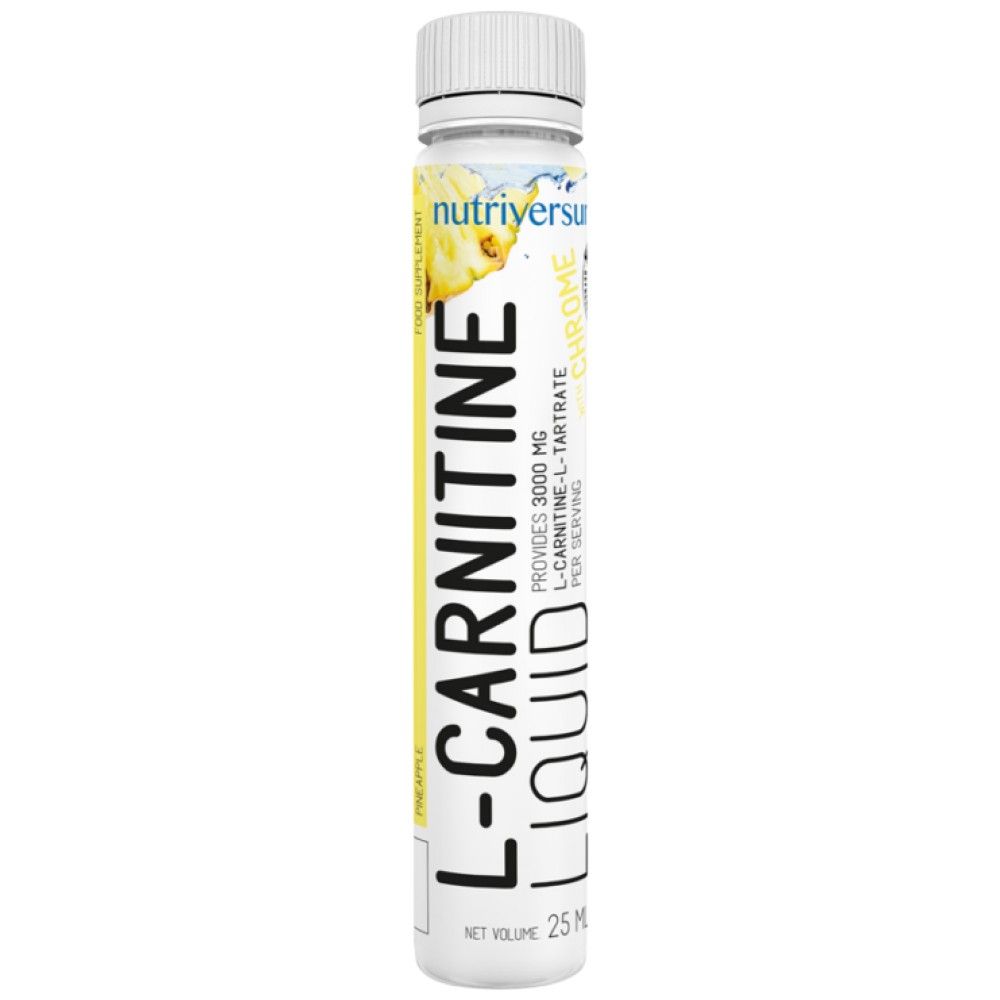 L-Carnitine Liquid Shot 3000 | with Chromium - 25 мл - Feel You