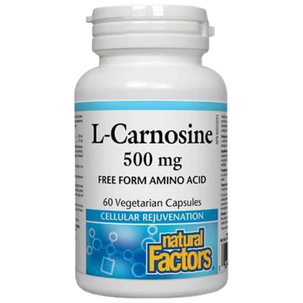 L-Carnosine/ Л-Карнозин 500 mg х 60 капсули Natural Factors - Feel You