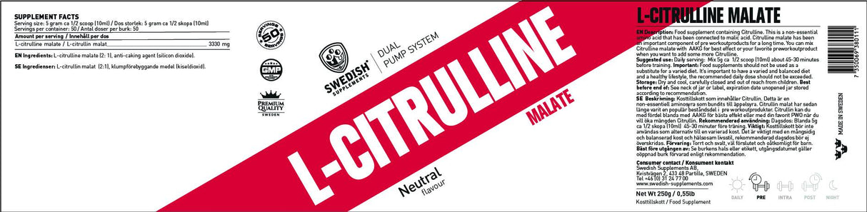 Citrulline Malate - 250 грама - Feel You
