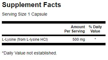 L-Lysine 500 mg 300 капсули - Feel You