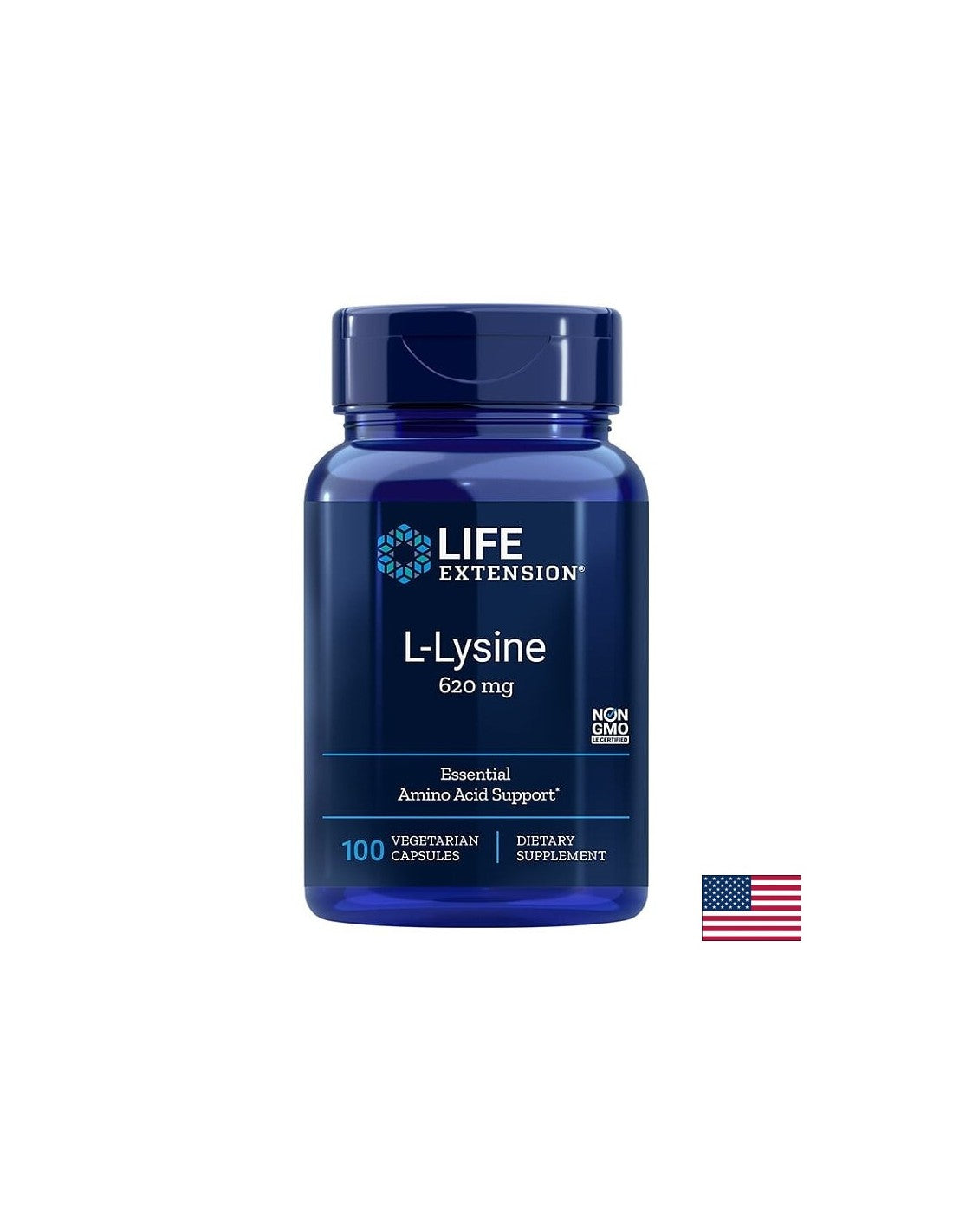 L-Lysine/ Л-Лизин 620 mg х 100 капсули - Feel You