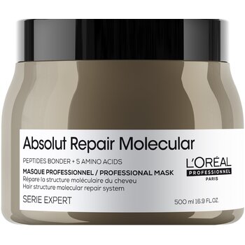 L´Oréal Professionnel - Absolut Repair Molecular Professional Rinse-Off Mask - 500ml - Feel You