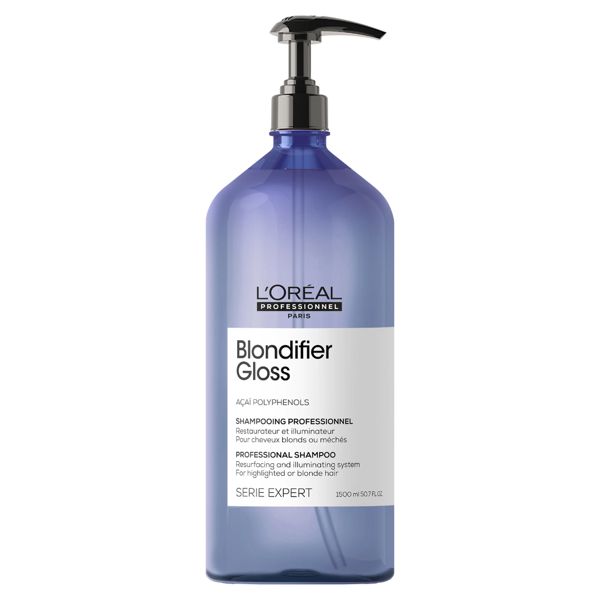 L´Oréal Professionnel - Expert Blondifier Gloss Shampoo (Blond Hair) - Brightening shampoo for hair - 1500ml - Feel You