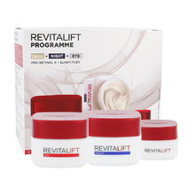 L´Oréal - Revitalift Program Day & Night & Eye Creams Set - Gift set of skin care - 115ml - Feel You