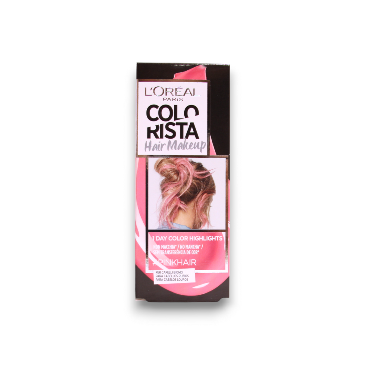 L'Oreal Paris, Colorista Hair Makeup, Semi-Permanent Hair Dye, #PINKHAIR, 30 ml - Feel You