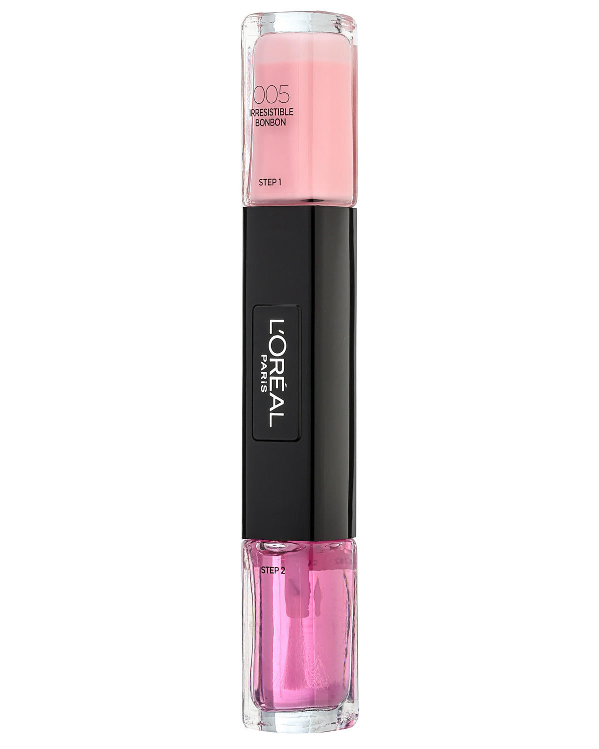 L'Oreal Paris, Infallible, Nail Polish 2-In-1, 005, Irresistible Bonbon, 2 x, 5 ml - Feel You