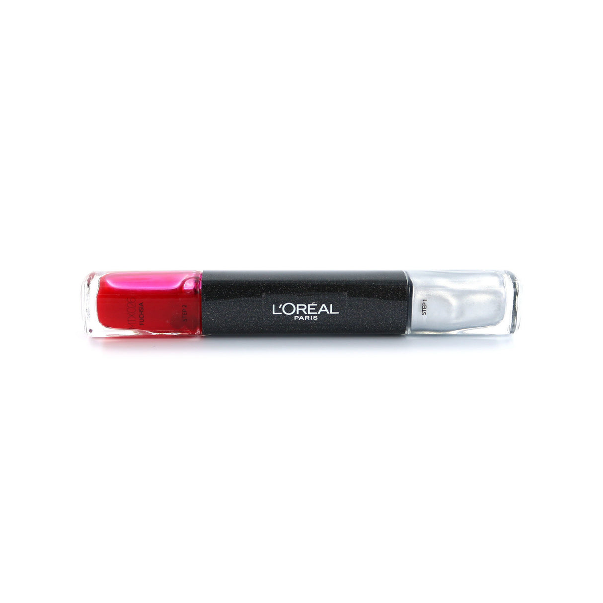 L'Oreal Paris, Infallible, Nail Polish 2-In-1, MTX 026, Fuschia, 2 x, 5 ml - Feel You