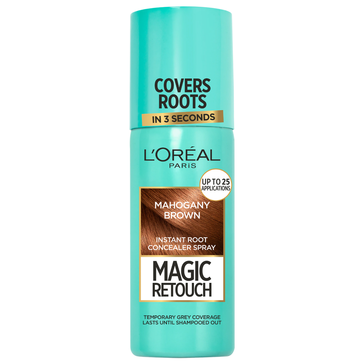 L'Oreal Paris, Magic Retouch, Root Touch-Up Spray, Mahogany Brown, 75 ml - Feel You
