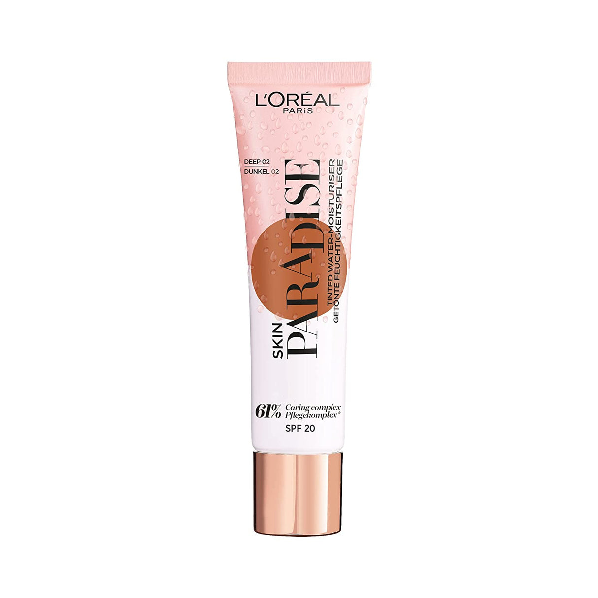L'Oreal Paris, Skin Paradise, Aloe Vera, Hydrating, Water Cream, For Face, SPF 20, 02, Deep, 30 ml - Feel You