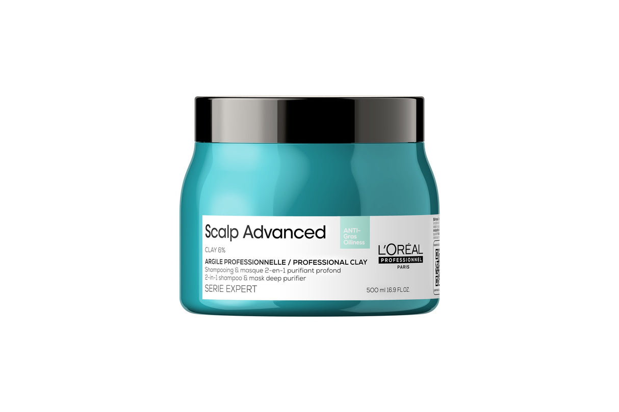 L'Oreal Professionnel, Serie Expert Scalp Advanced, Hair Treatment Cream Mask, For Purifying, 500 ml - Feel You