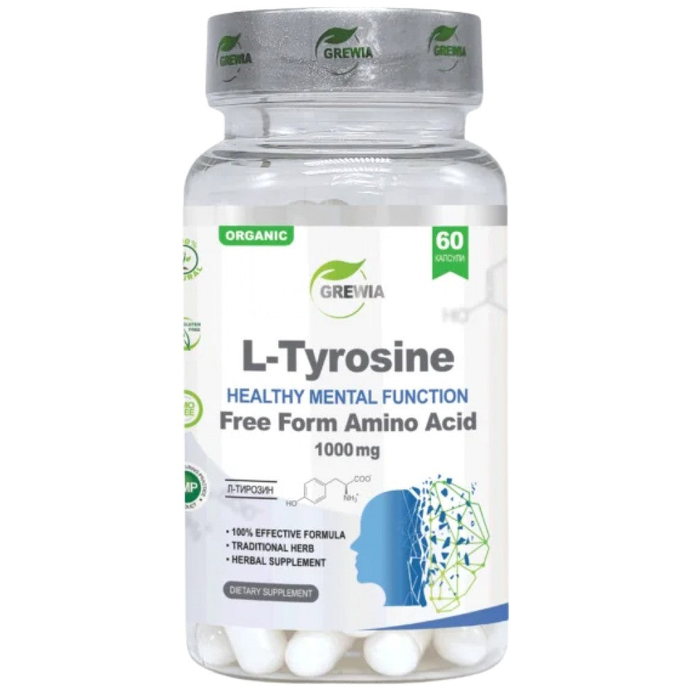 L-Tyrosine 1000 mg - 60 капсули - Feel You
