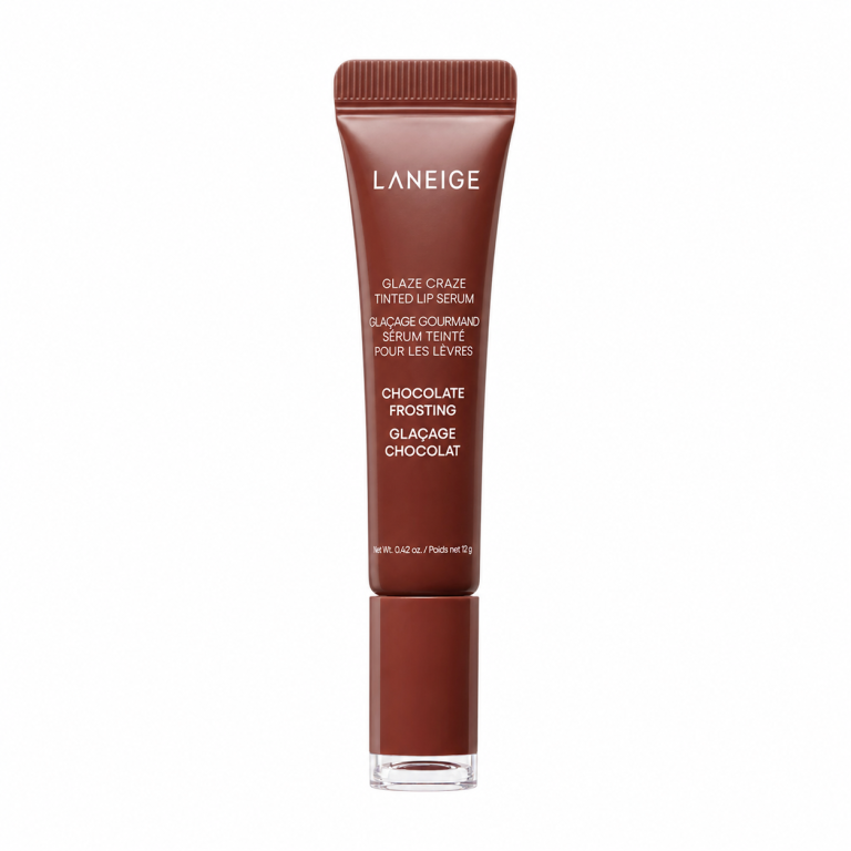 LANEIGE – Glaze Craze Tinted Lip Serum (Chocolate Frosting), 12g