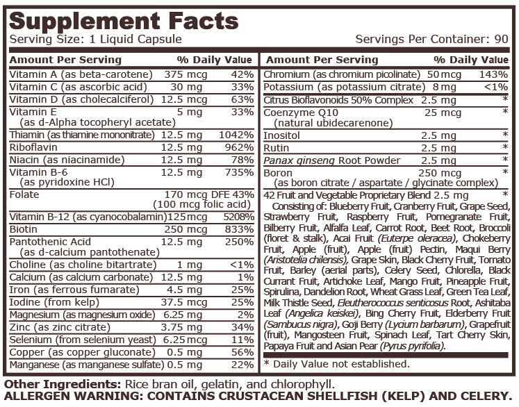 LIQUID MULTI - 90 Liquid Capsules - Feel You