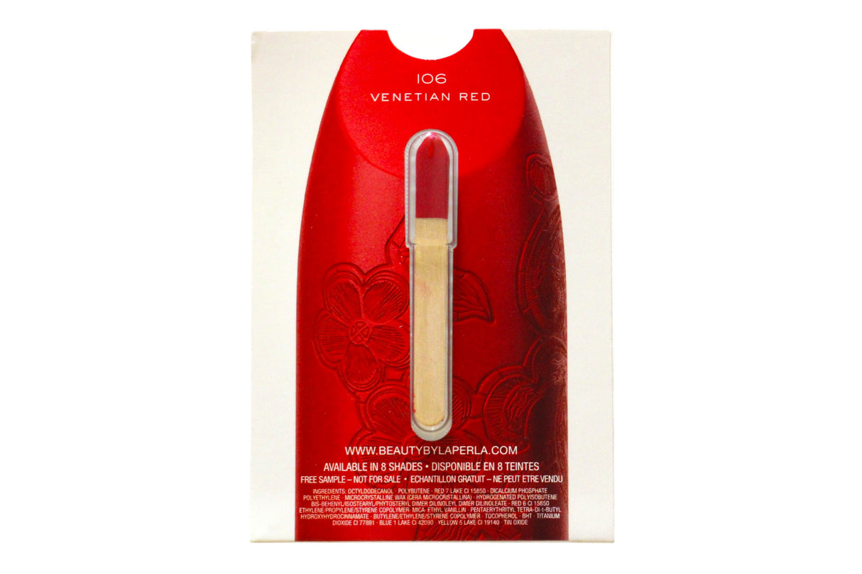 La Perla, Matte Silk, Matte, Cream Lipstick, 106, Venetian Red, 0.08 g *Sample - Feel You