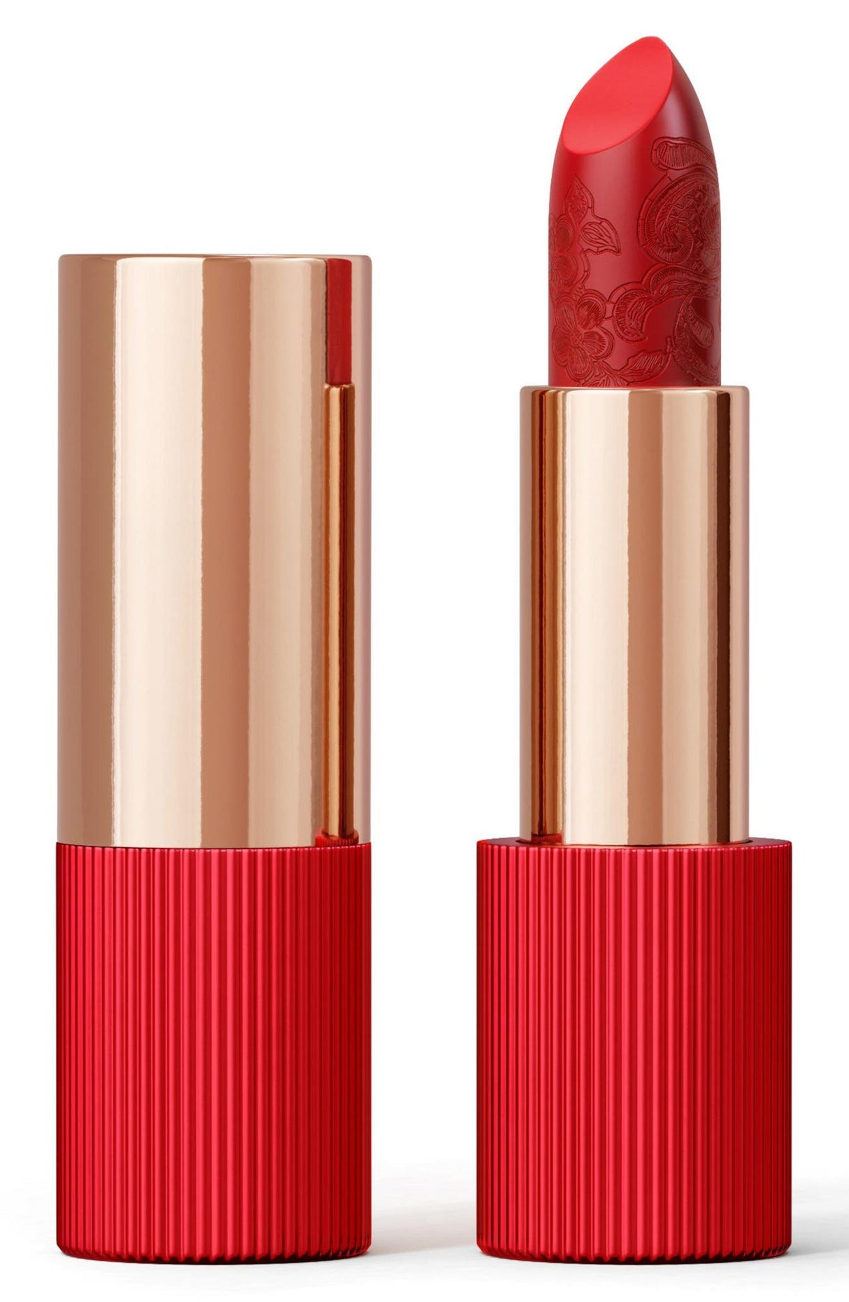 La Perla, Matte Silk, Matte Silk, Cream Lipstick, 105, Poppy Red, 3.5 g - Feel You