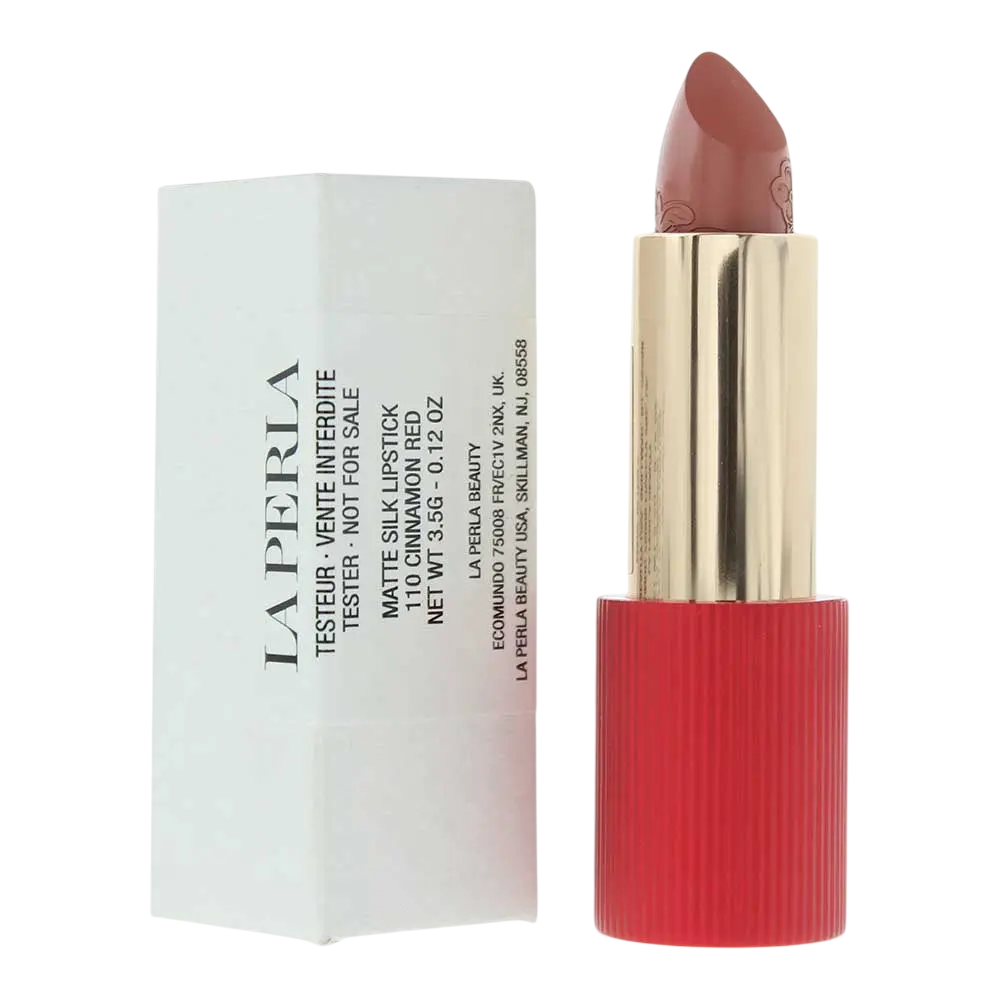 La Perla, Matte Silk, Matte Silk, Cream Lipstick, 110, Cinnamon Red, 3.5 g *Tester - Feel You