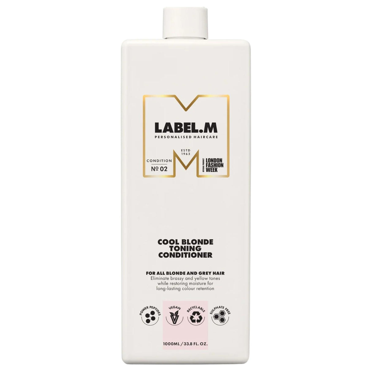 Label.M, Cool Blonde, Hair Conditioner, For Neutralisation Of Yellow Tones, 1000 ml - Feel You