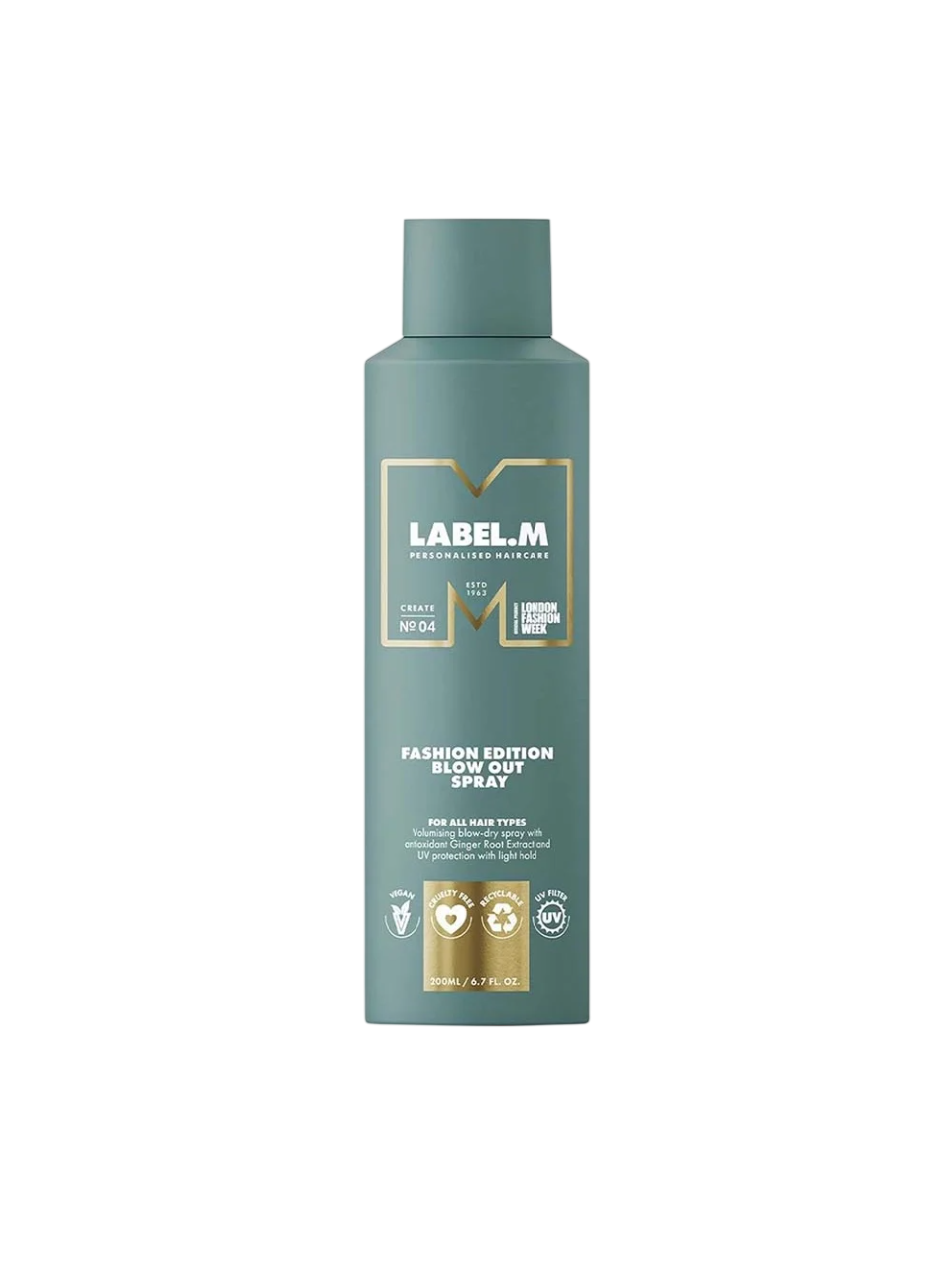 Label.M, Fashion Edition Blow Out, Hair Spray, Volume; Heat & UV Protection, Light, 200 ml - Feel You