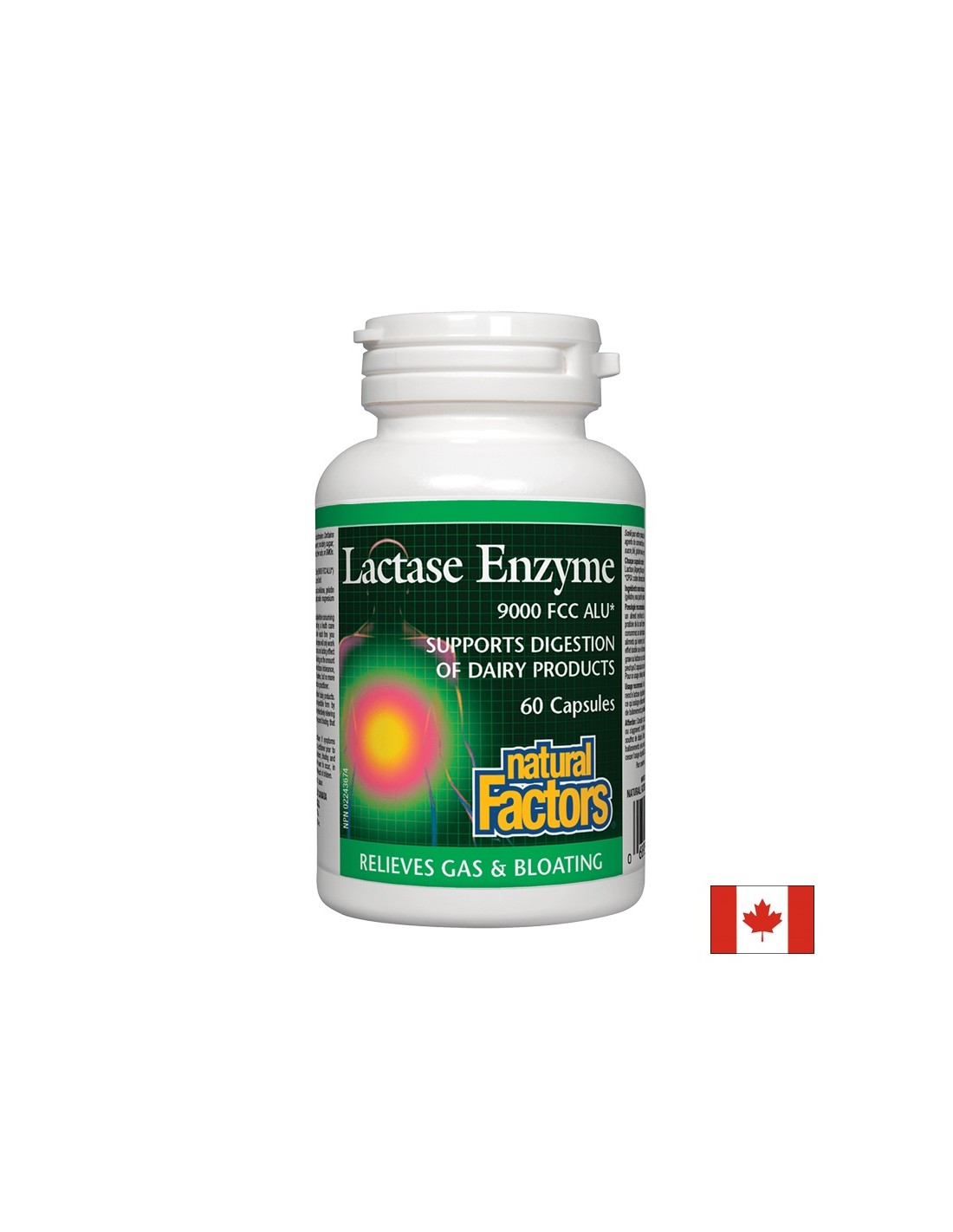Lactase Enzyme 250 mg - 60 капсули - Feel You