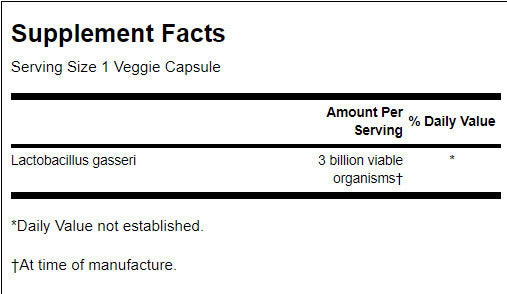 Lactobacillus Gasseri 3 Billion CFU - 60 капсули - Feel You