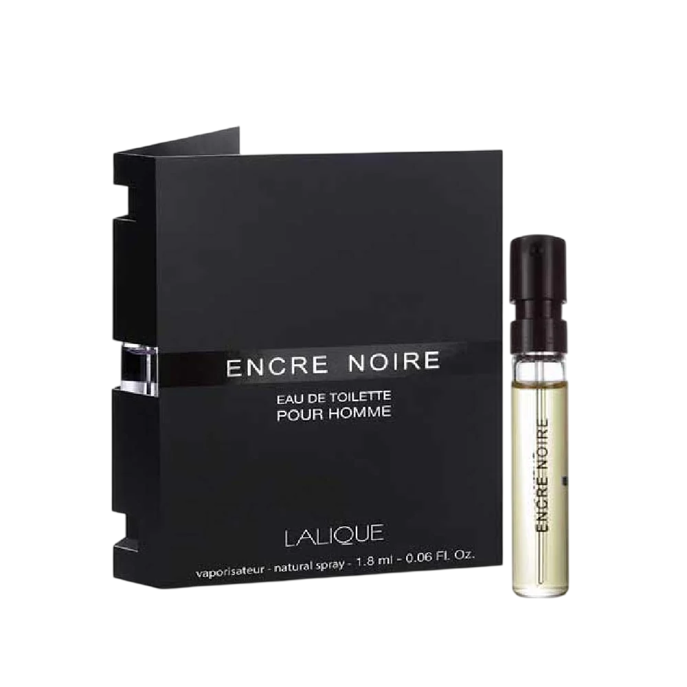 Lalique, Encre Noire, Eau De Toilette, For Men, 1.8 ml *Vial - Feel You