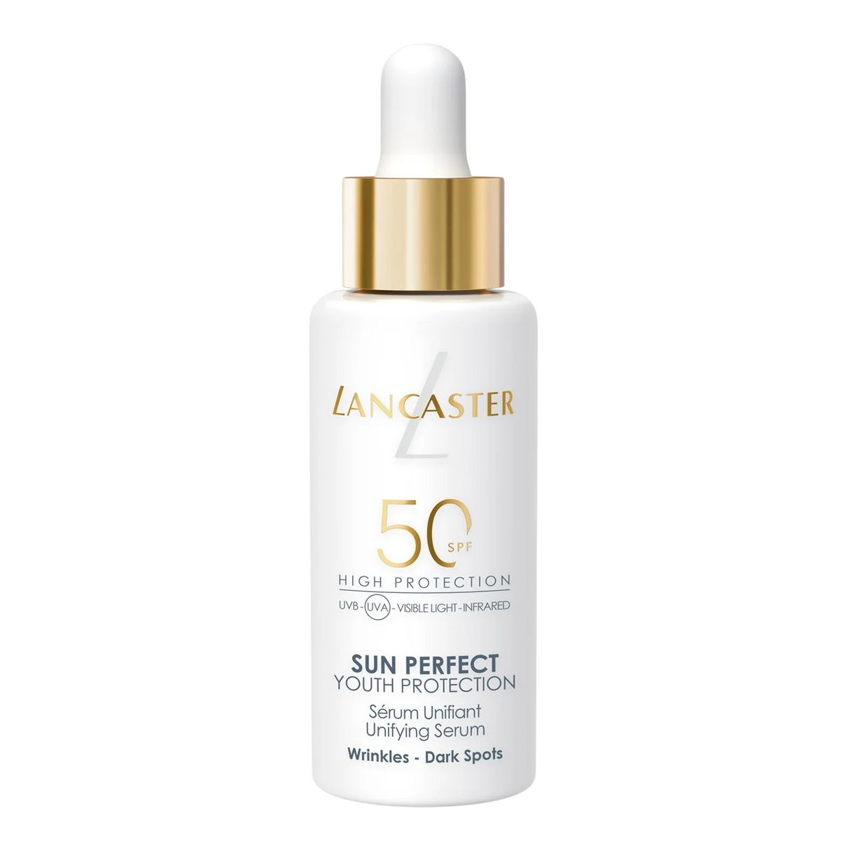 Lancaster - Sun Perfect Youth Protection Unifying Serum SPF50 - Pleťové sérum na opalování proti vráskám a pigmentovým skvrnám - 30ml - Feel You