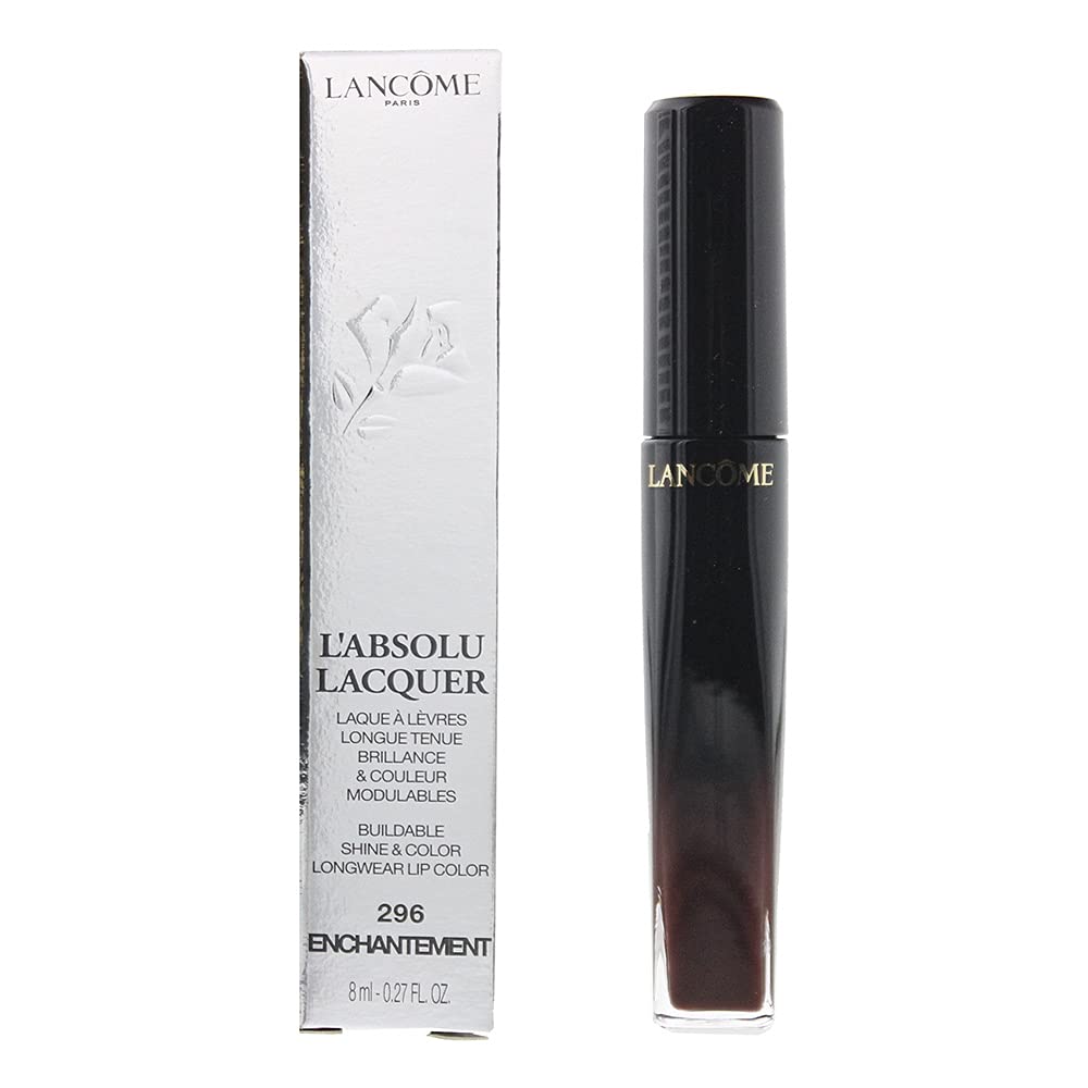 Lancome, L'Absolu Lacquer, Shine, Liquid Lipstick, 296, Enchantment, 8 ml - Feel You