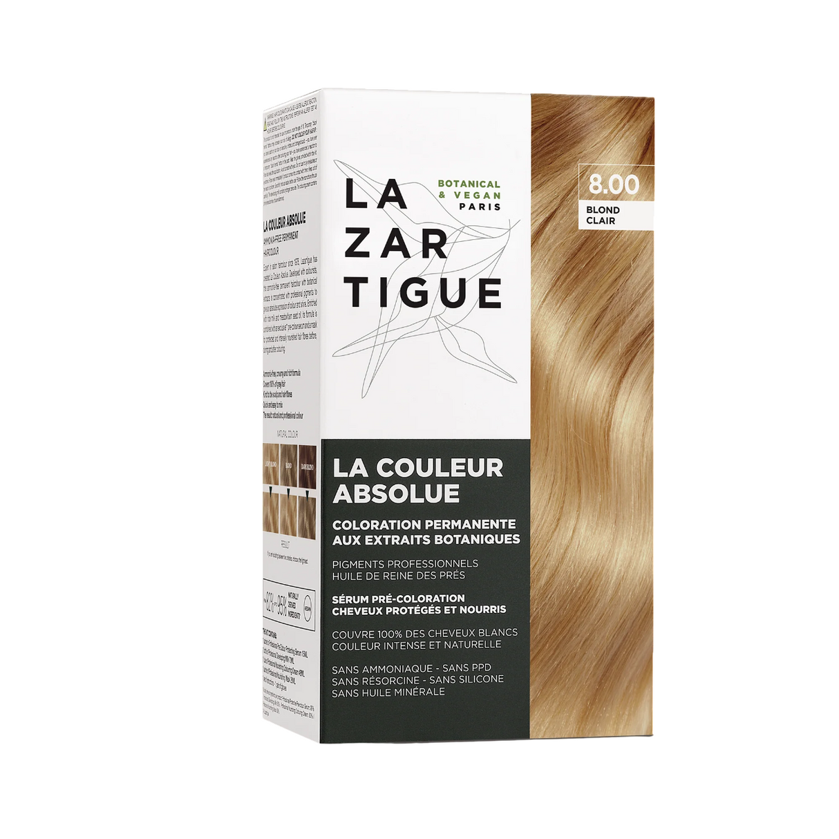 Lazartigue, La Couleur Absolue, Permanent Hair Dye, 8.00 Light Blond, 143 ml - Feel You