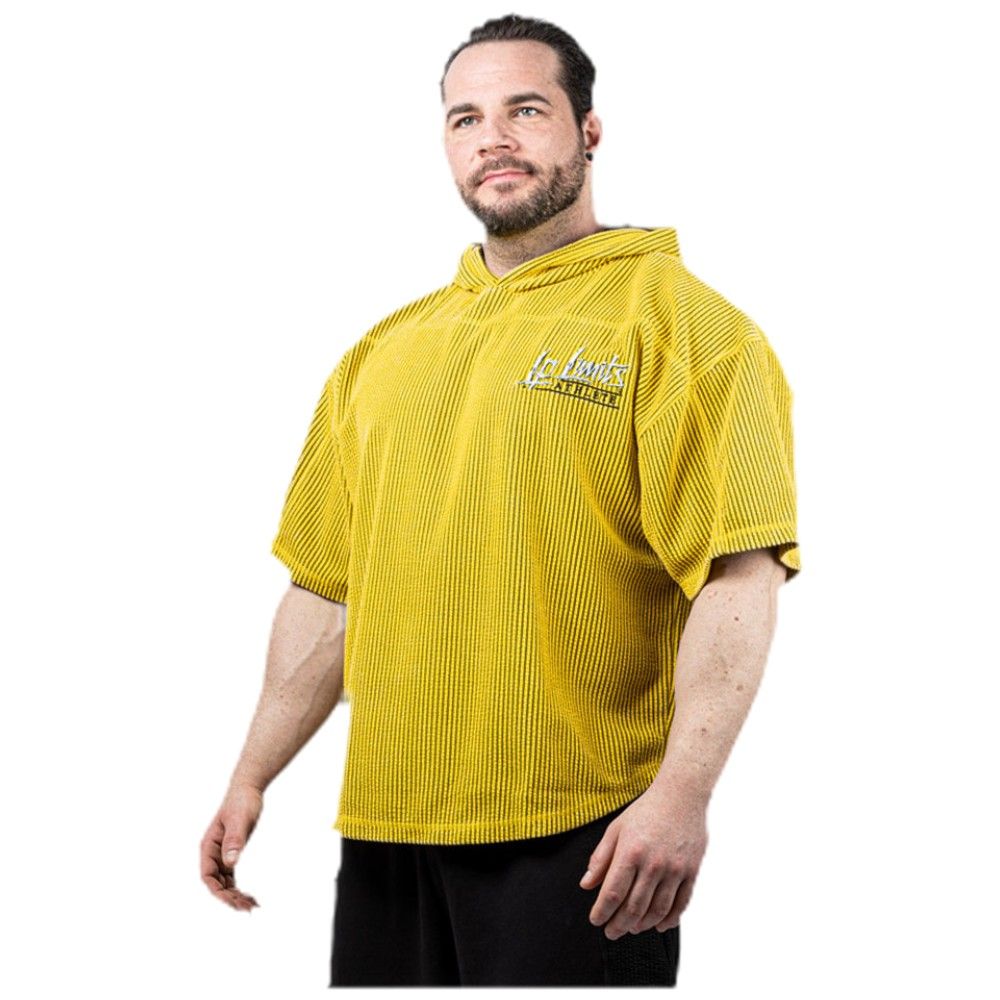 Legal Power Stone Wash Rag Top Hoodie ''Boston'' / Горнище с качулка / Жълто - Yellow - Feel You