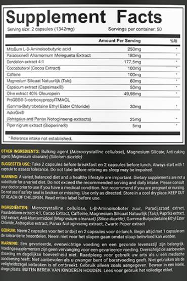 Lipo-Bol | with MitoBurn & Paradoxine - 100 капсули - Feel You