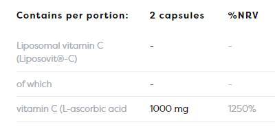Liposomal Vitamin C 1000 mg - 60 капсули - Feel You