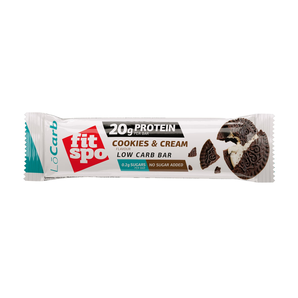LoCarb Protein Bars | Keto Friendly Бисквити с Крем - 60 грама - Feel You