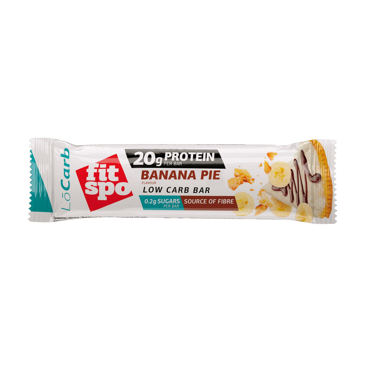 LoCarb Protein Bars | Keto Friendly Бананов Пай - 60 грама - Feel You